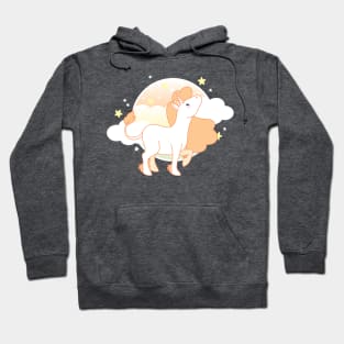 Orange Unicorn Hoodie